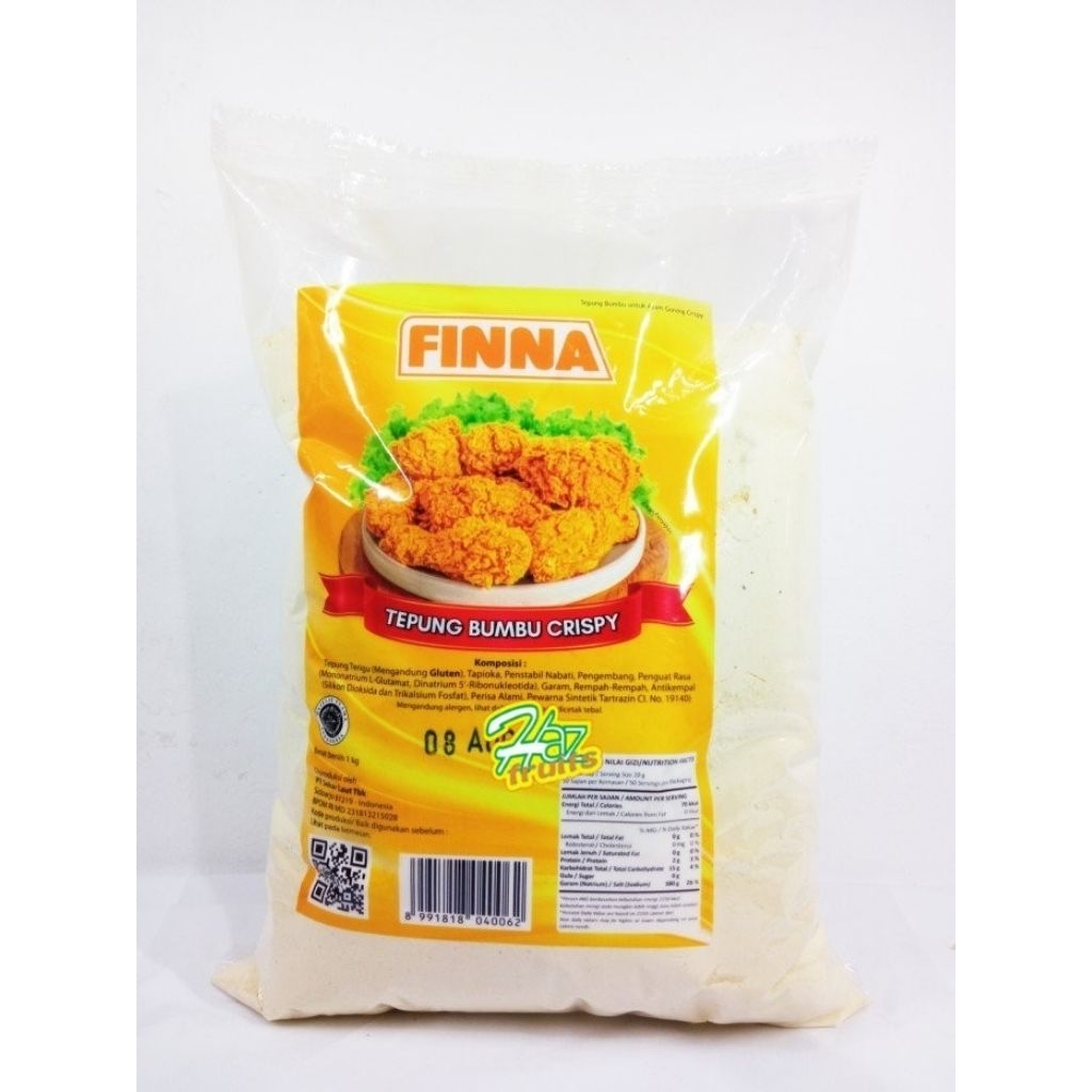 

TEPUNG BUMBU CHRISPY FINNA @21x1000gr (Promo)