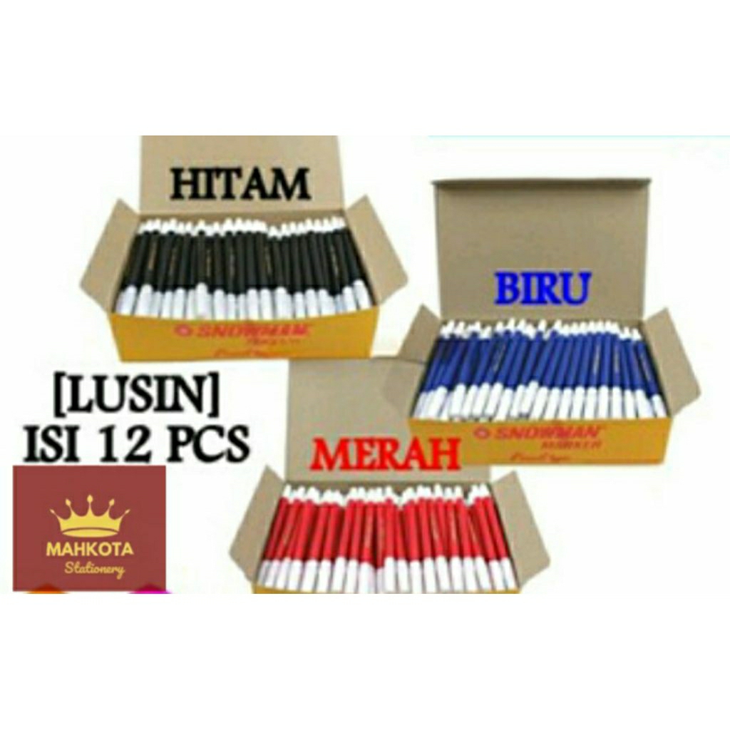 

Spidol SNOWMAN Kecil 1 Warna per Lusin/Spidol Snowman PW-1A/spidol Warna kecil