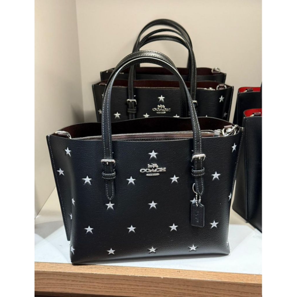 coach Tote bag Mollie 25 motif bintang print