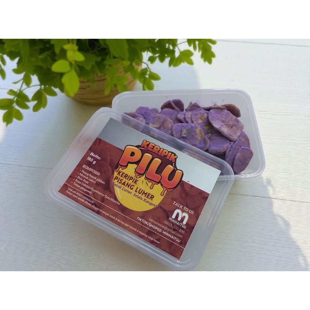 

kripik pisang taro lumer