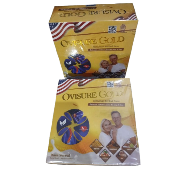 

New Ovisure Gold Susu Original untuk Tulang Sendi Osteoporosis dan Saraf BPOM