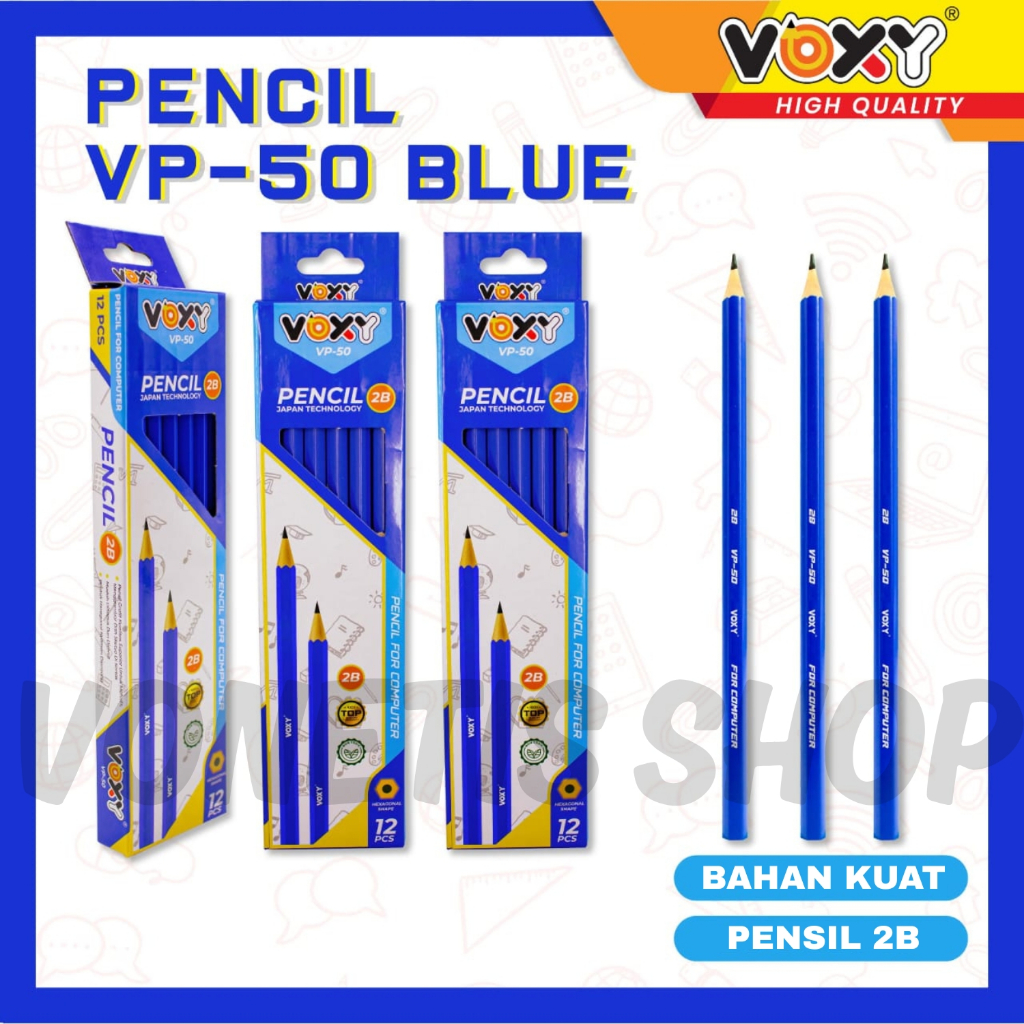 

(12 Pcs) Pencil / Pensil 2B Untuk Keperluan Sekolah Harga Murah Bahan Berkualitas Ramah Lingkungan
