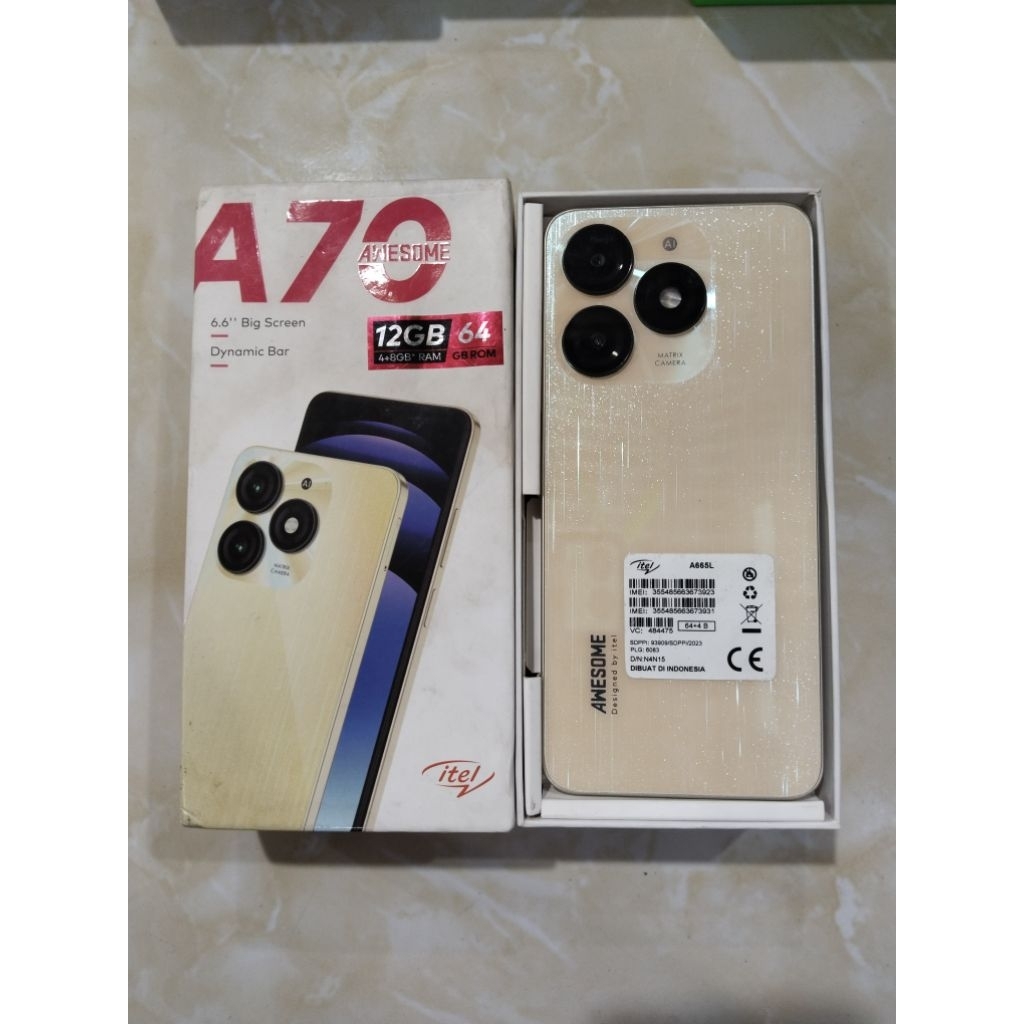 Itel Awesome A70 4+8/64 second fullset