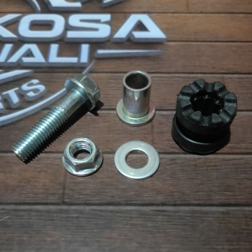 KARET DUDUKAN KNALPOT REVO SUPRA 125 KHARISMA 1 SET