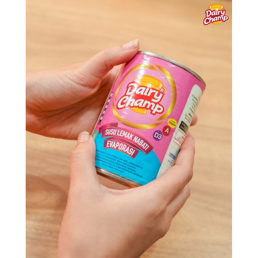 

SUSU EVAPORASI I DAIRY CHAMP I SUSU LEMAK NABATI EVAPORASI I EVAPORASI KALENG