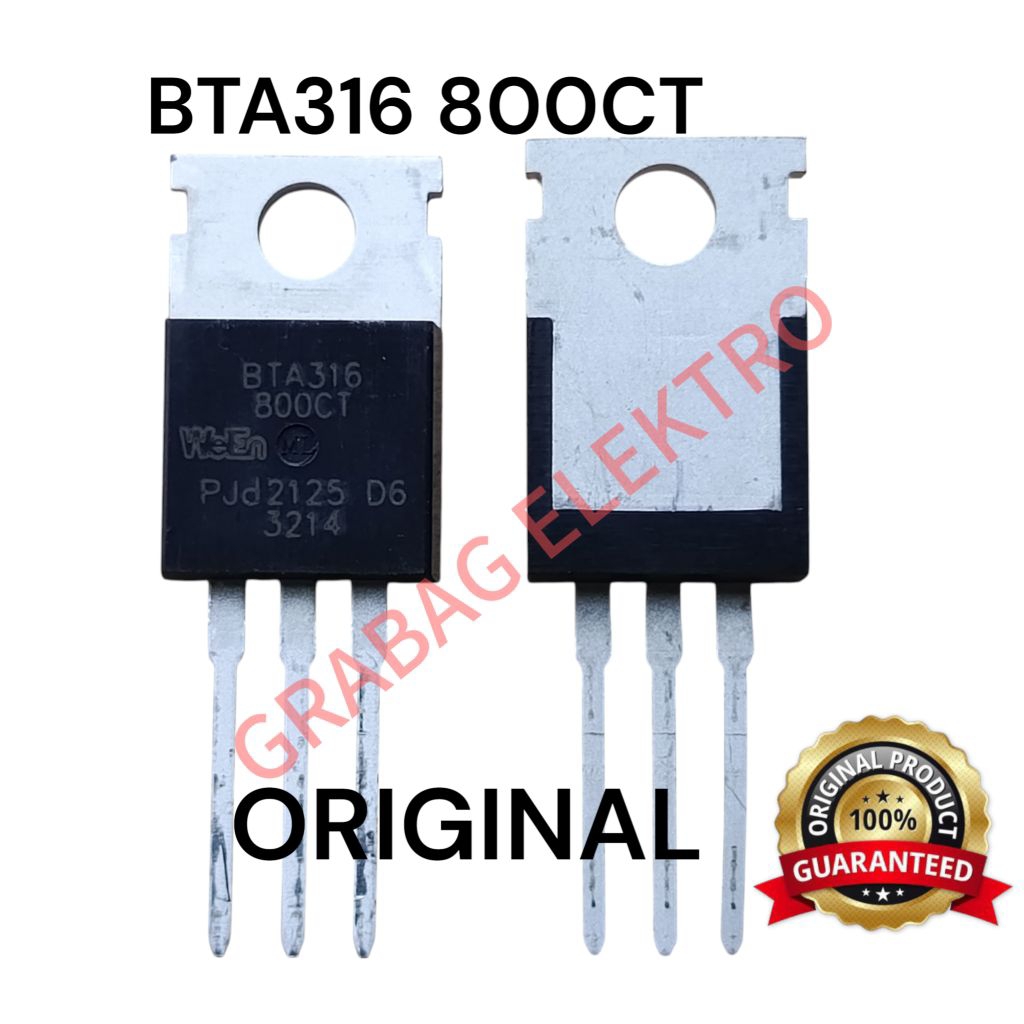 BTA316 BTA316 800CT TRIAC BTA316800CT ORIGINAL