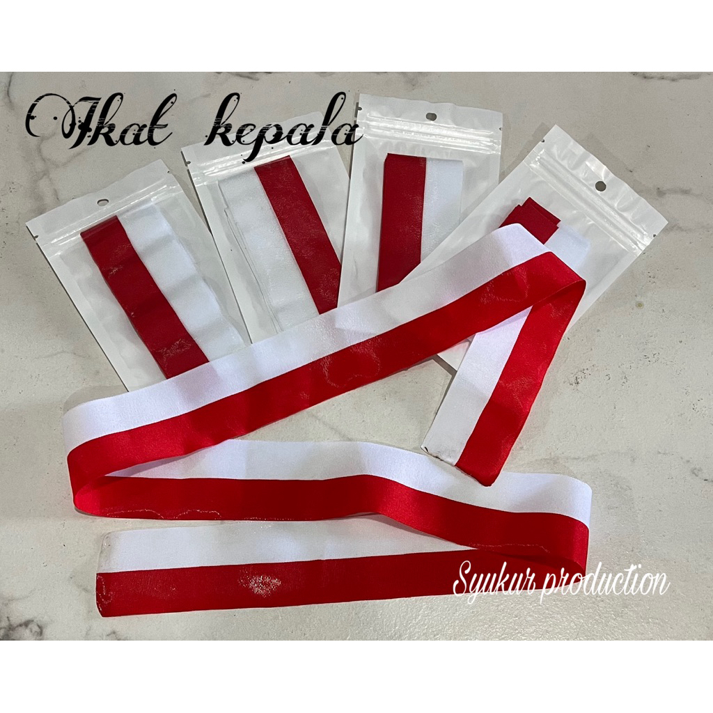 IKAT KEPALA MERAH PUTIH KARNAVAL BENDERA IKAT KEPALA MERAH PUTIH