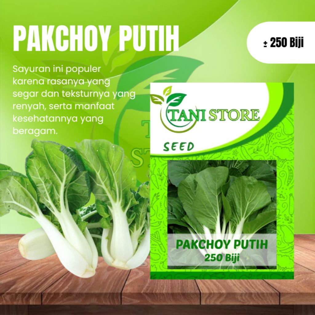

Benih Pakchoy Putih Unggul Repack ± 250 Butir
