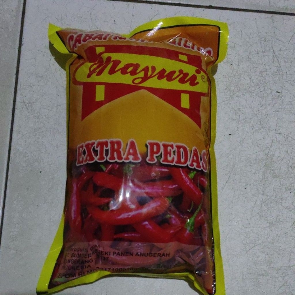 

cabe bubuk mayori 1kg xtra pedas