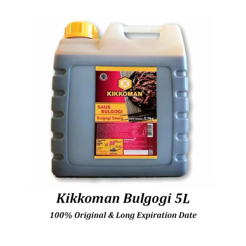 

Kikkoman Saus Bulgogi 5 Liter - Saus Marinasi Korean BBQ | Halal & Original