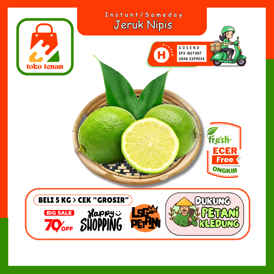 

Tokotenan // Jeruk Nipis -- Sayur Gunung Ecer (H)