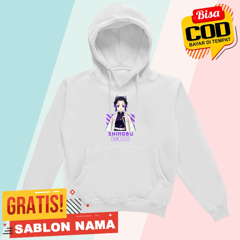 Hoodie Anak Shinobu Demon Slayer / Jaket Anak Laki Laki & Perempuan Shinobu Demon Slayer