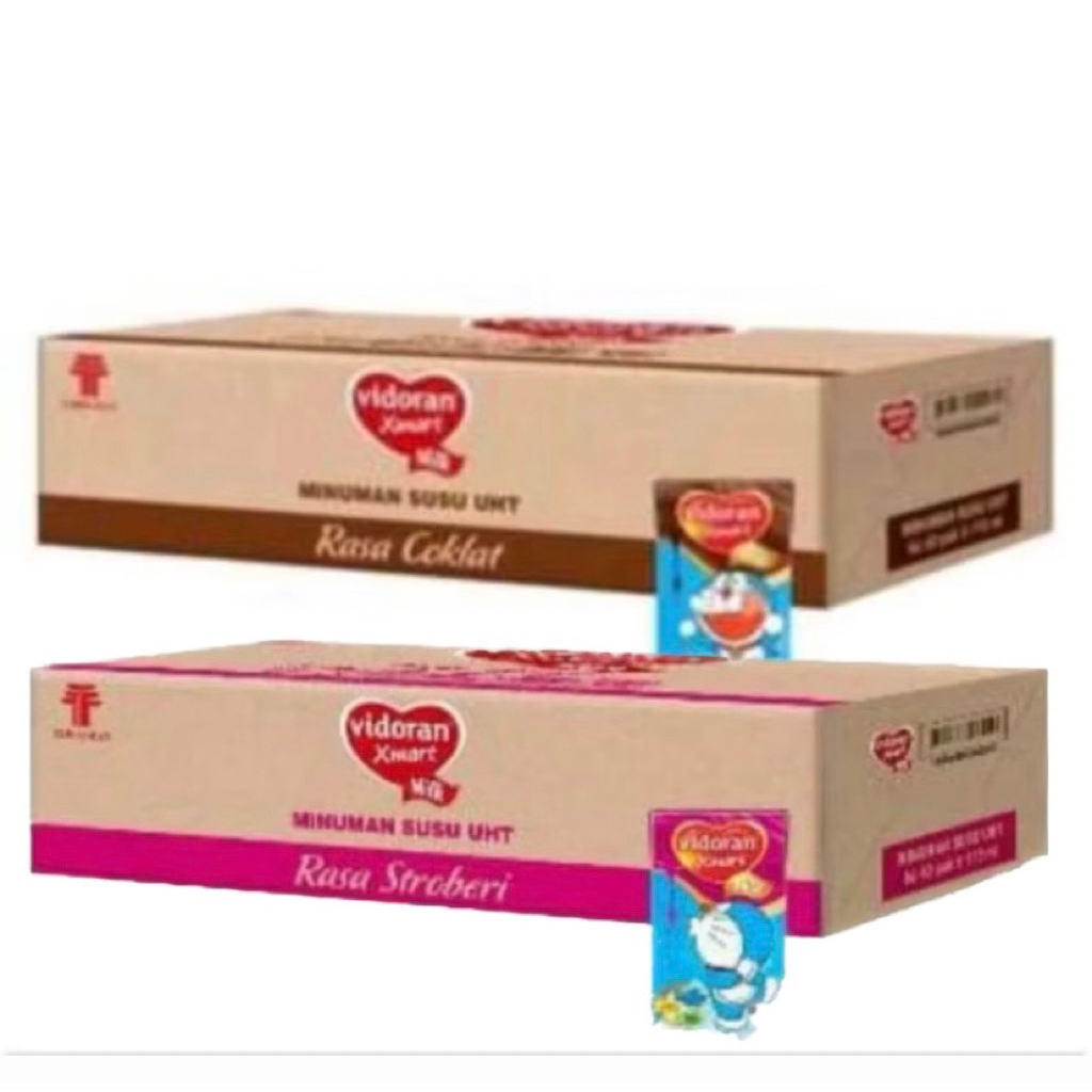 

1 Dus Vidoran Xmart Milk Coklat & Vanilla UHT Susu Cair Siap Minum (115 ml)
