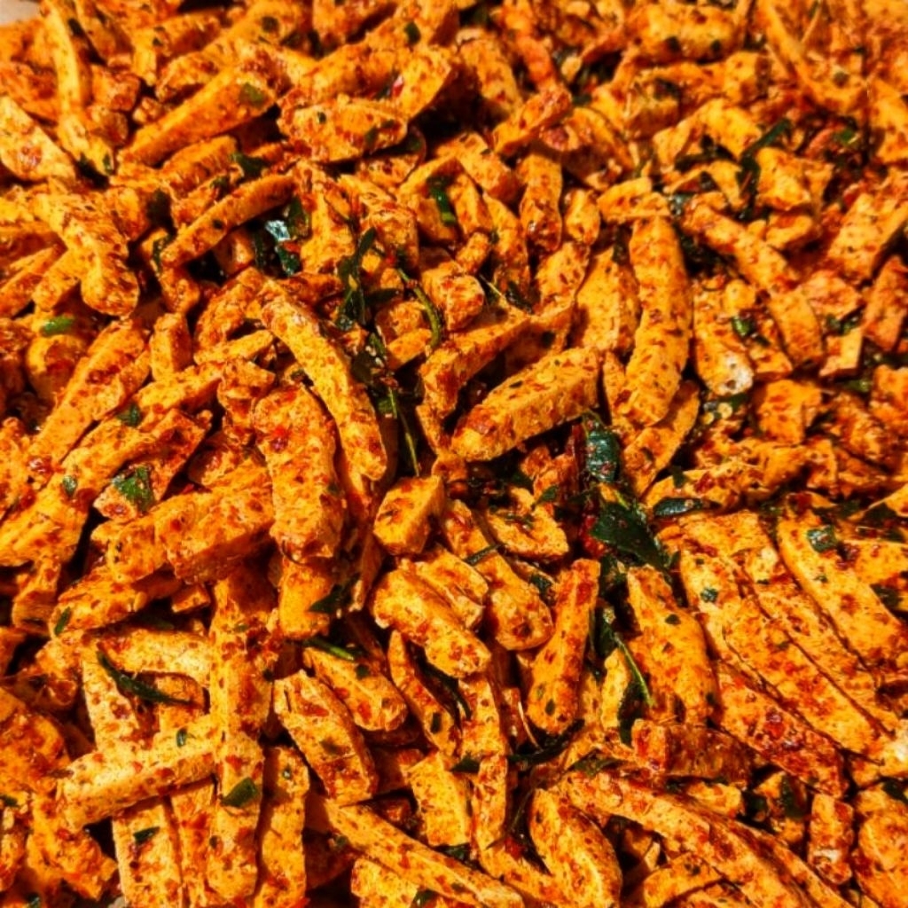 

Basreng Pedas Daun Jeruk Original Murah Bakso Goreng Basreng 250gram