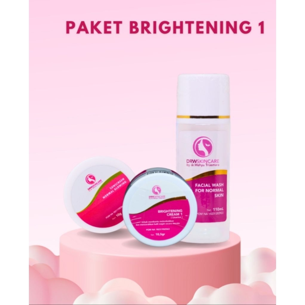Paket Brightening Cream drw skincare // Paket Glowing drw skincare / Paket Flek Brightening