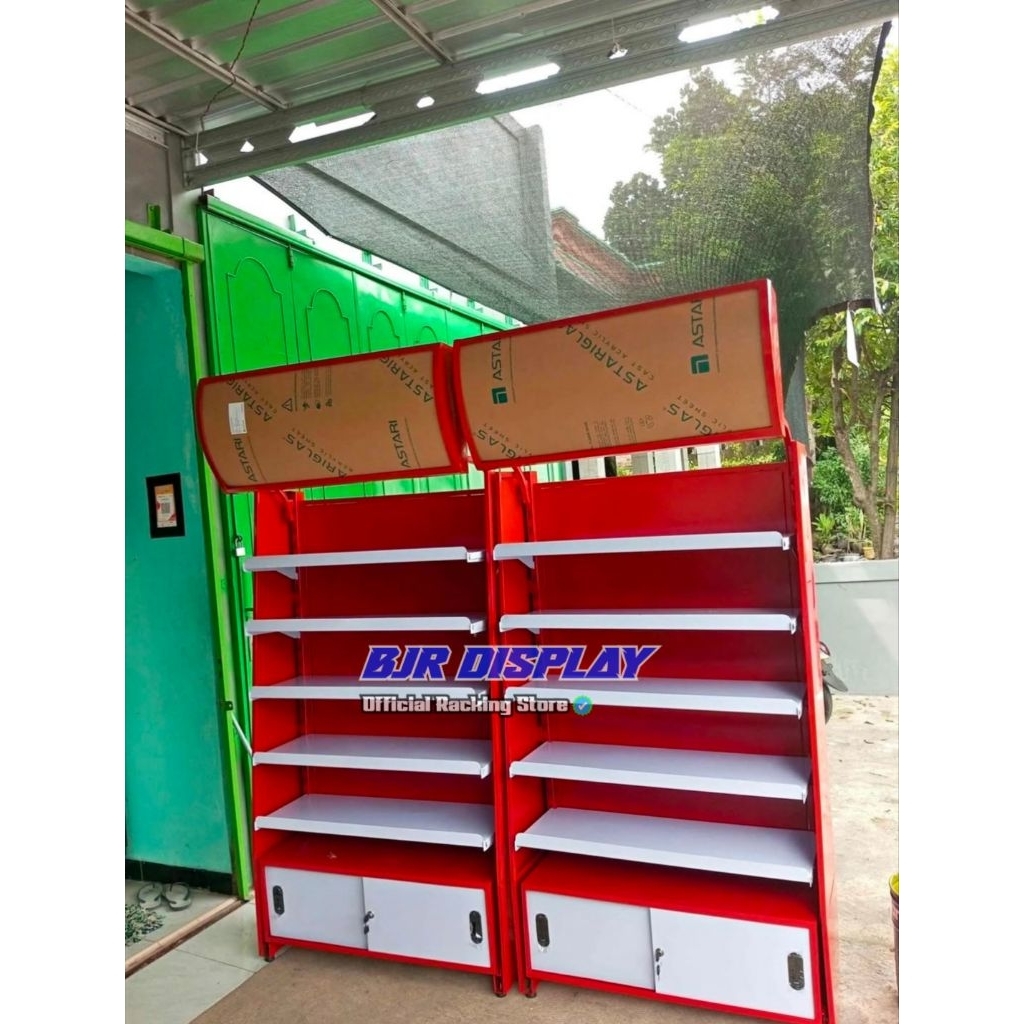 rak backwall atau rak roko toko minimarket atau swalayan murah