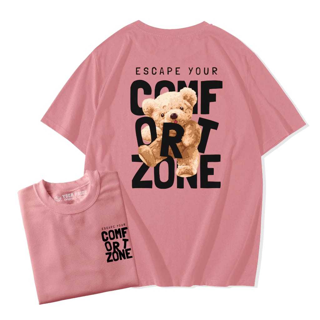 GK - Baju Kaos Oversize BEAR SUMMER BASIC / Kaos Oversize wanita bear series