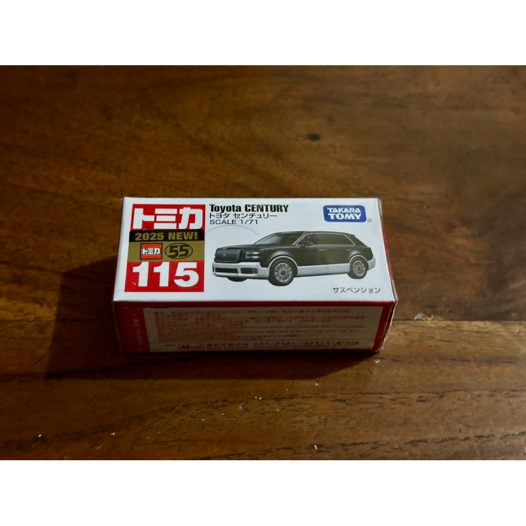 Tomica Toyota Century Black 115 Diecast Mobil Car Takara Tomy