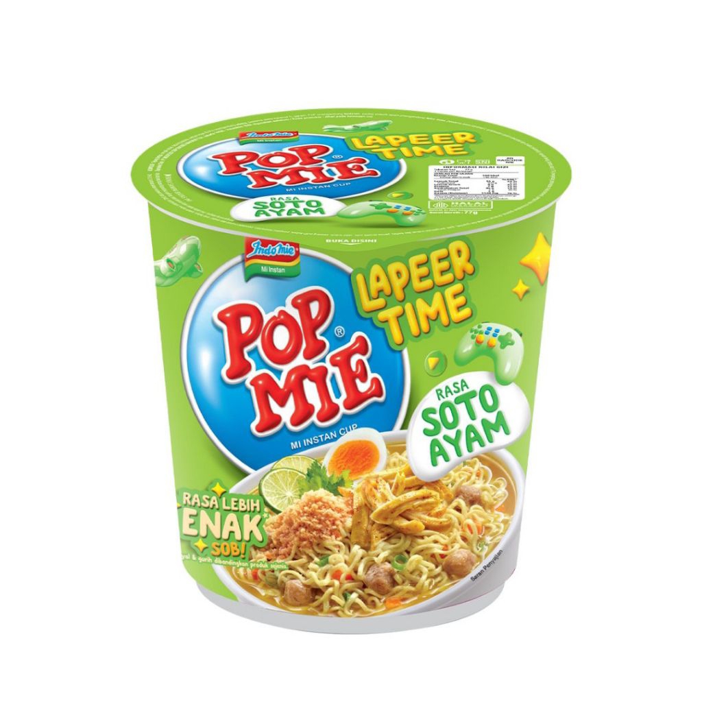 

Pop Mie Lapeer Time Mi Instan Cup Soto Ayam 75 gr