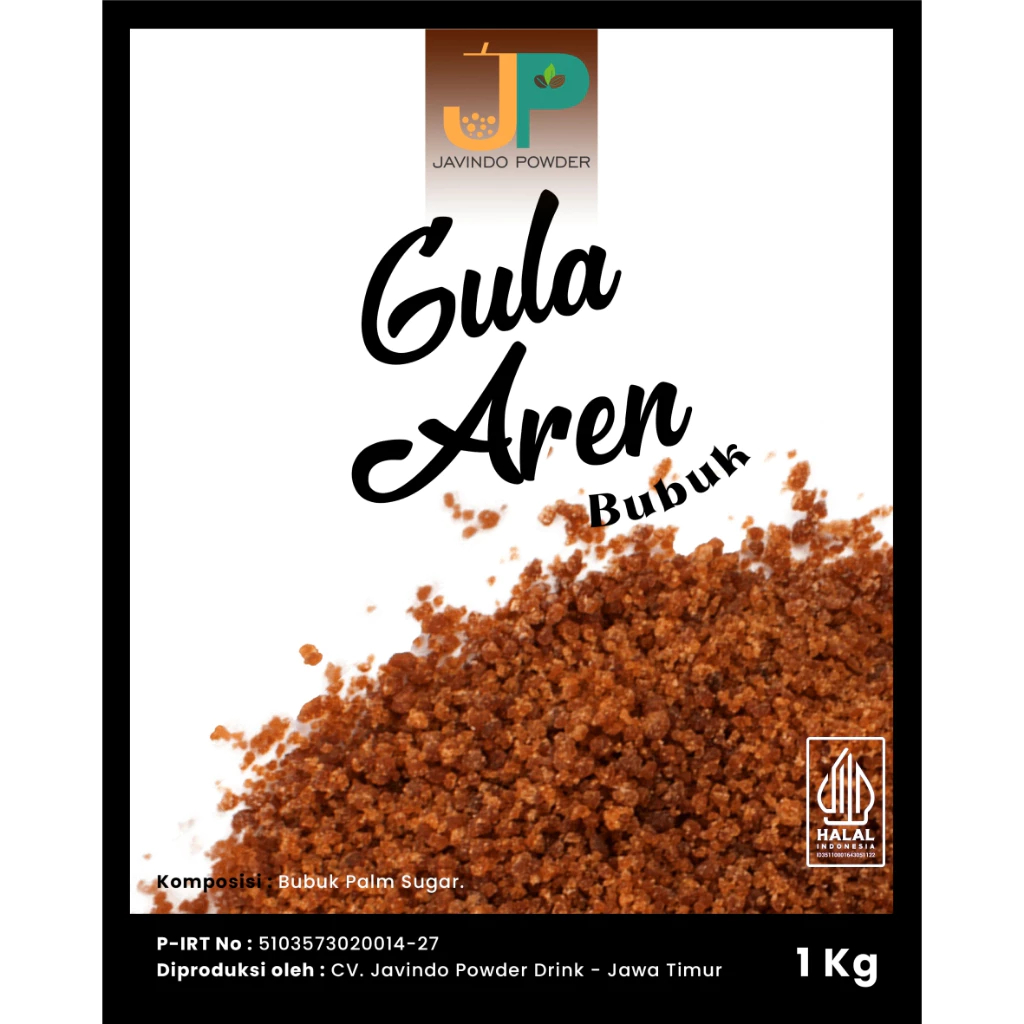 

JAVINDO Gula Aren Bubuk / Organic Palm Sugar 1Kg / 1 Kg - Javindo Powder