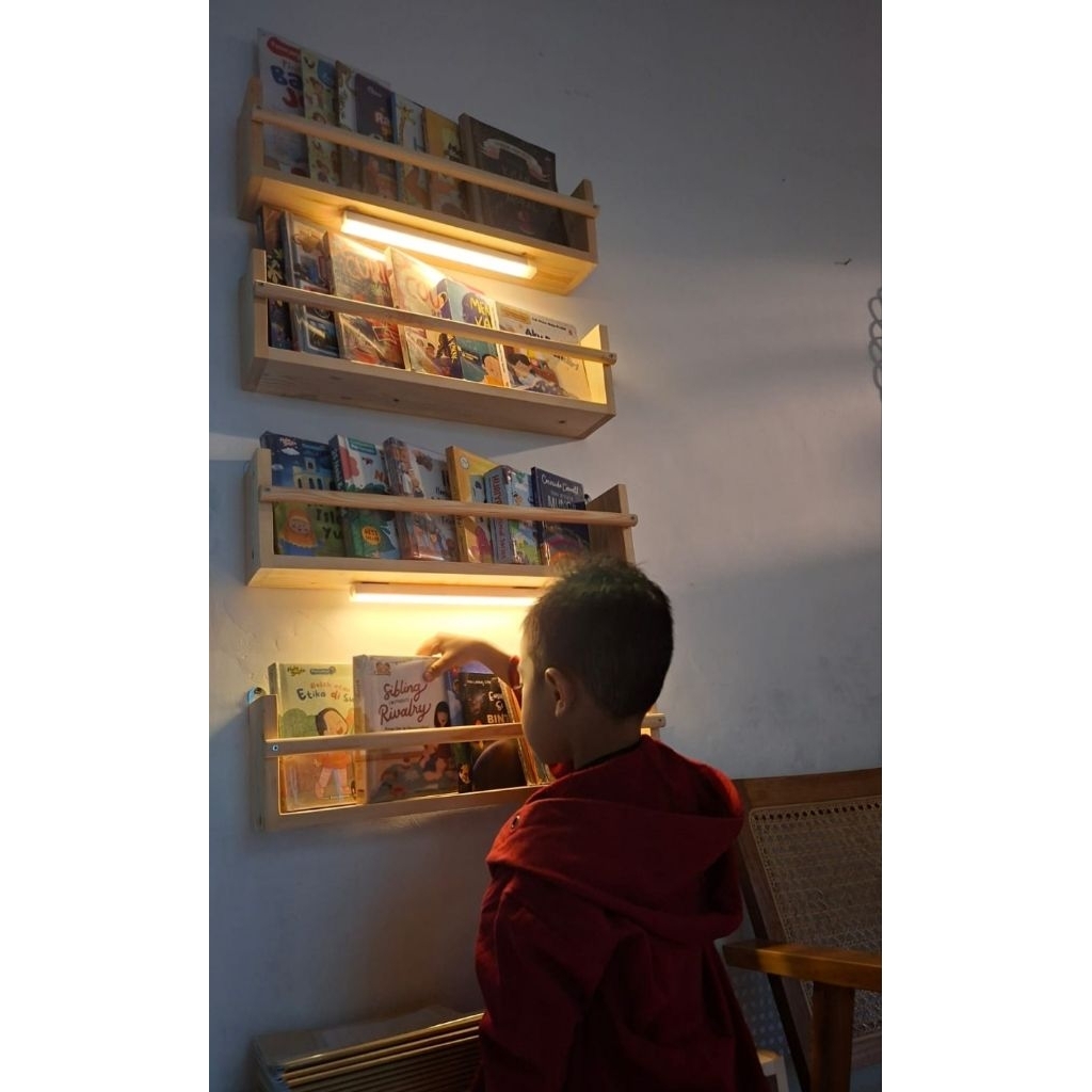 Rak buku anak / Rak buku custom / Rak buku minimalis