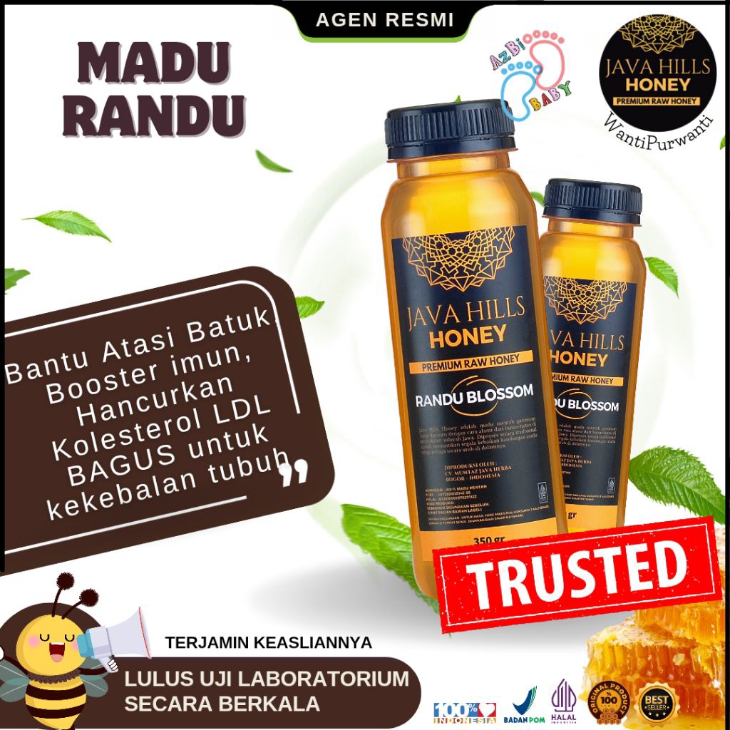 

Madu Randu Javahills 330gr