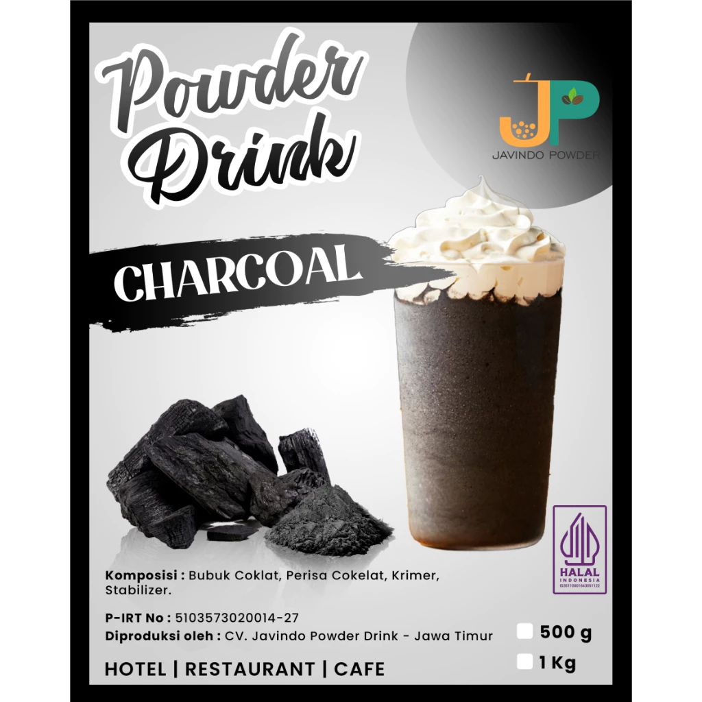 

JAVINDO Bubuk Minuman Rasa Charcoal 1Kg / 1 Kg Reguler - Javindo Powder