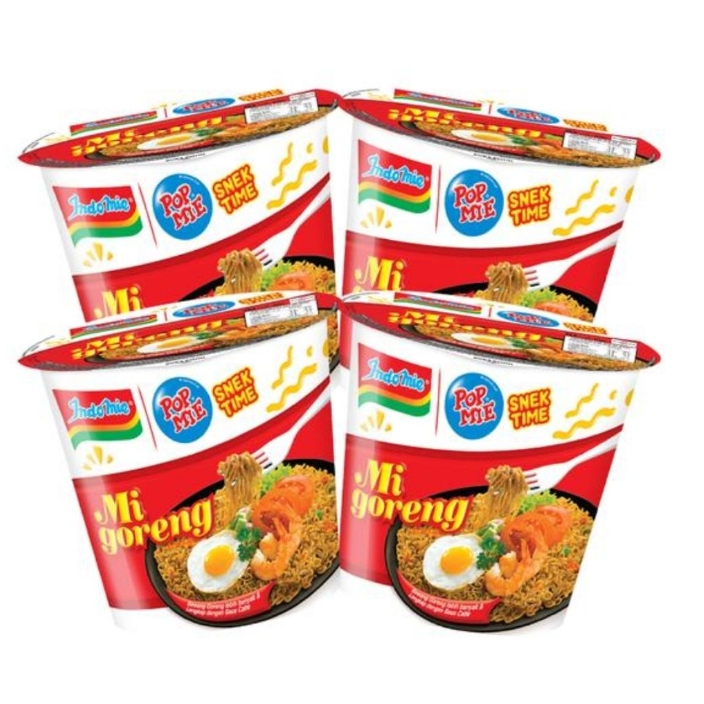 

Paket 4 Pcs - Pop Mie Mini Snek Time Rasa Indomie Goreng 43 Gram