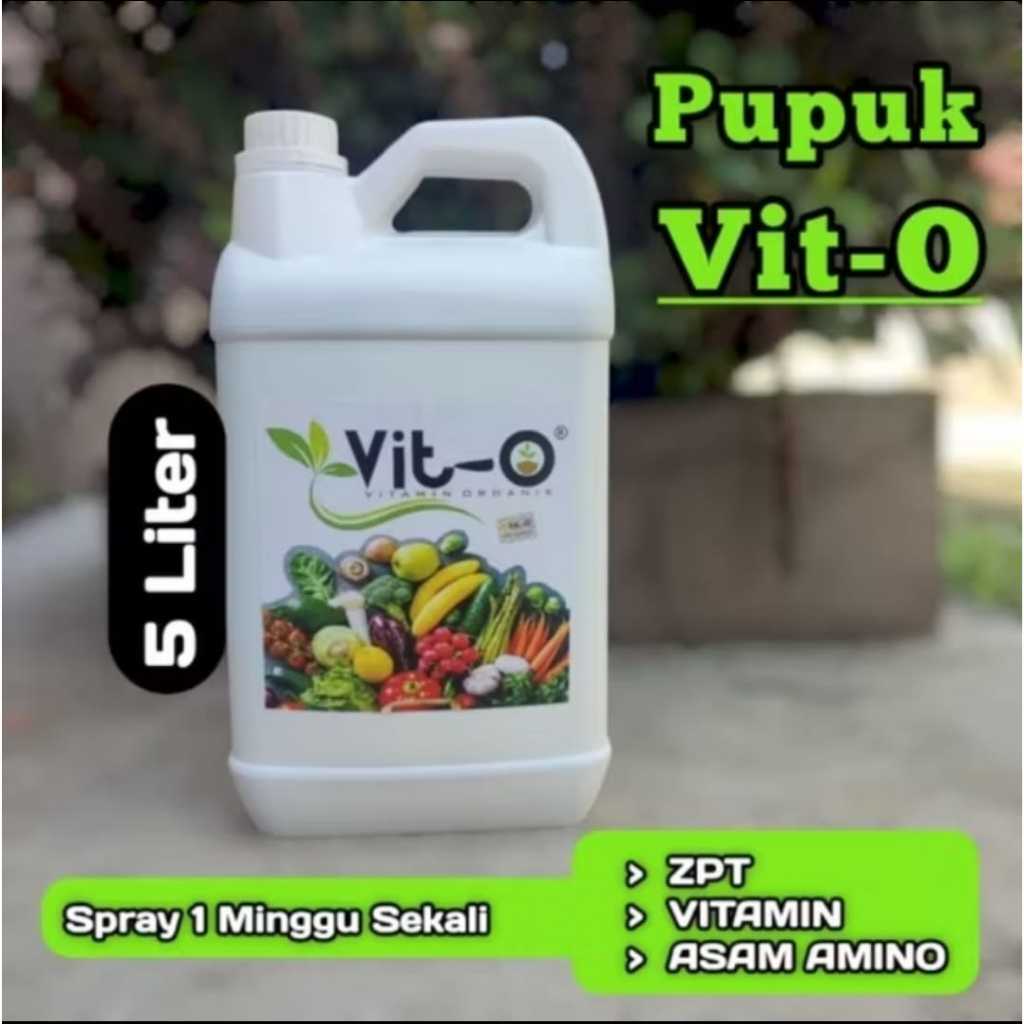 VIT-O - PUPUK NUTRISI VITAMIN VIT-O KEMASAN PABRIK 5 LITER