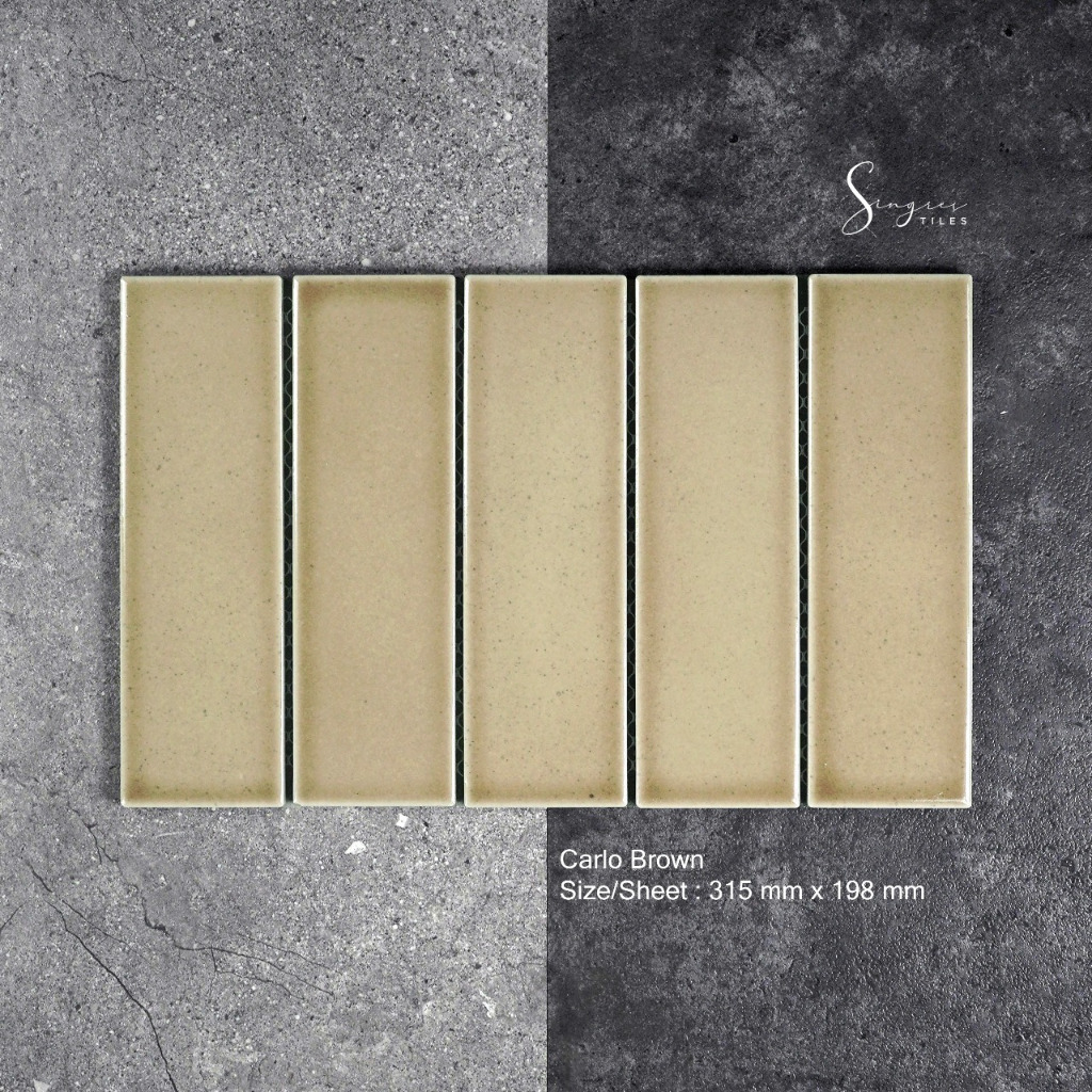 Brown Carlo Singres Mosaic Tiles | Mosaic Keramik