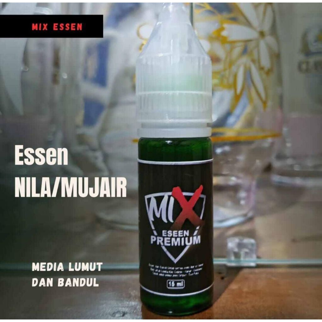 Essen Ikan Nila/Mujair Media Umpan Cacing/Lumut/Pelet/Mix Essen Original