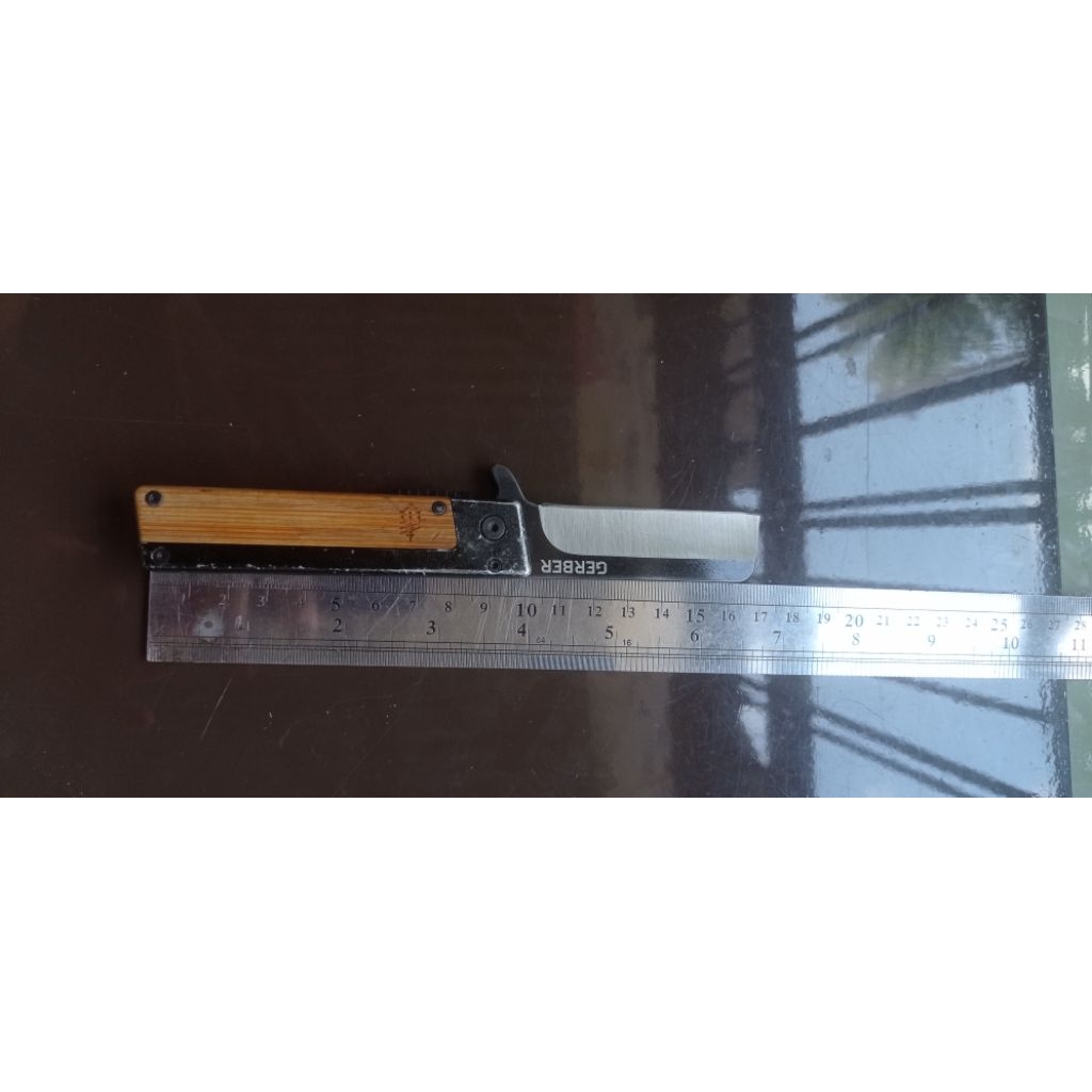 Gerber Quadrant Bamboo folding knife bekas original