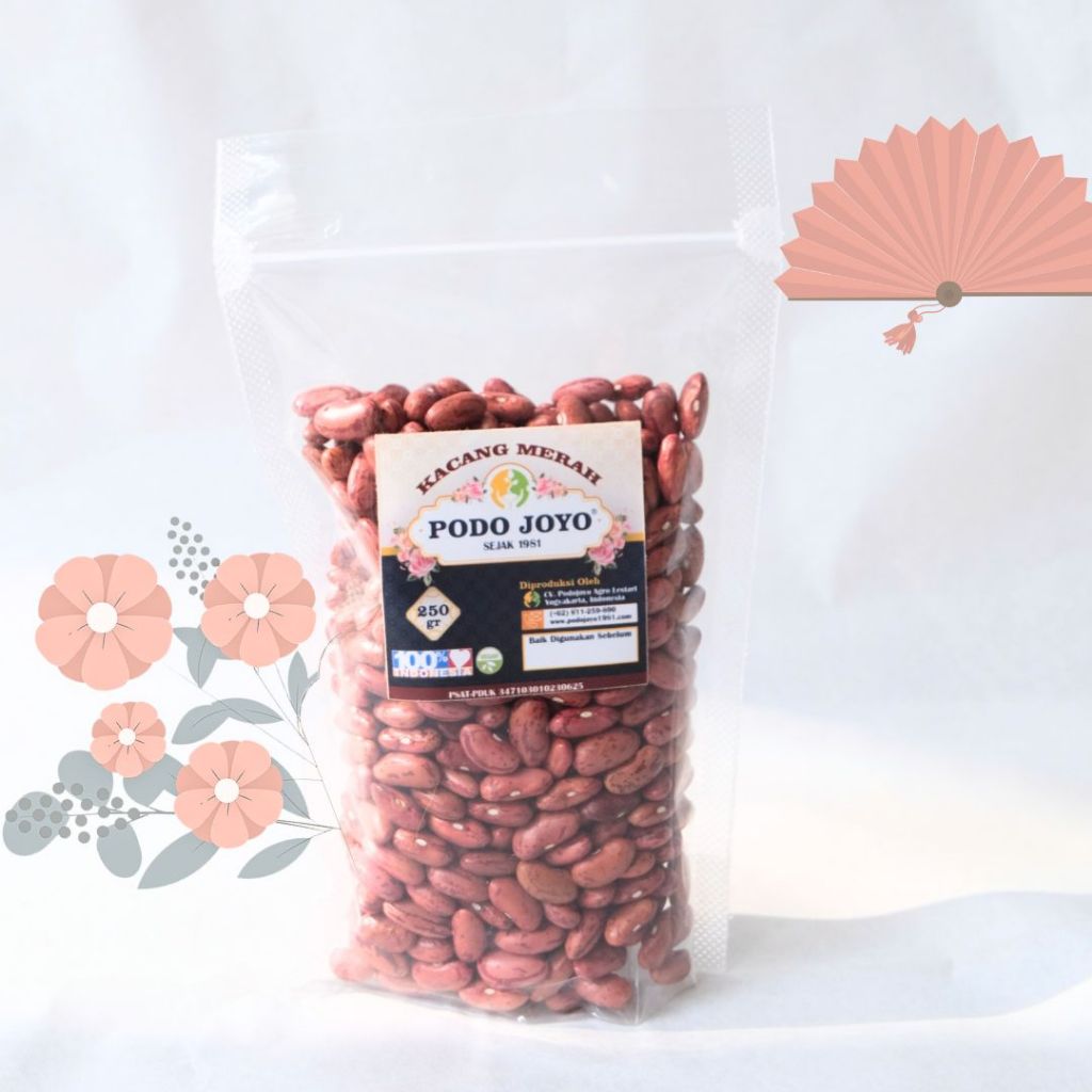 

Kacang Merah Lokal Podo Joyo 250GR ( Grade A )