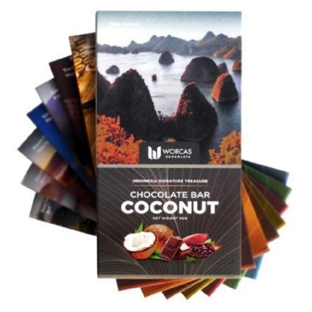 

Chocolate Bar Worcas Rasa Coconut 90gr