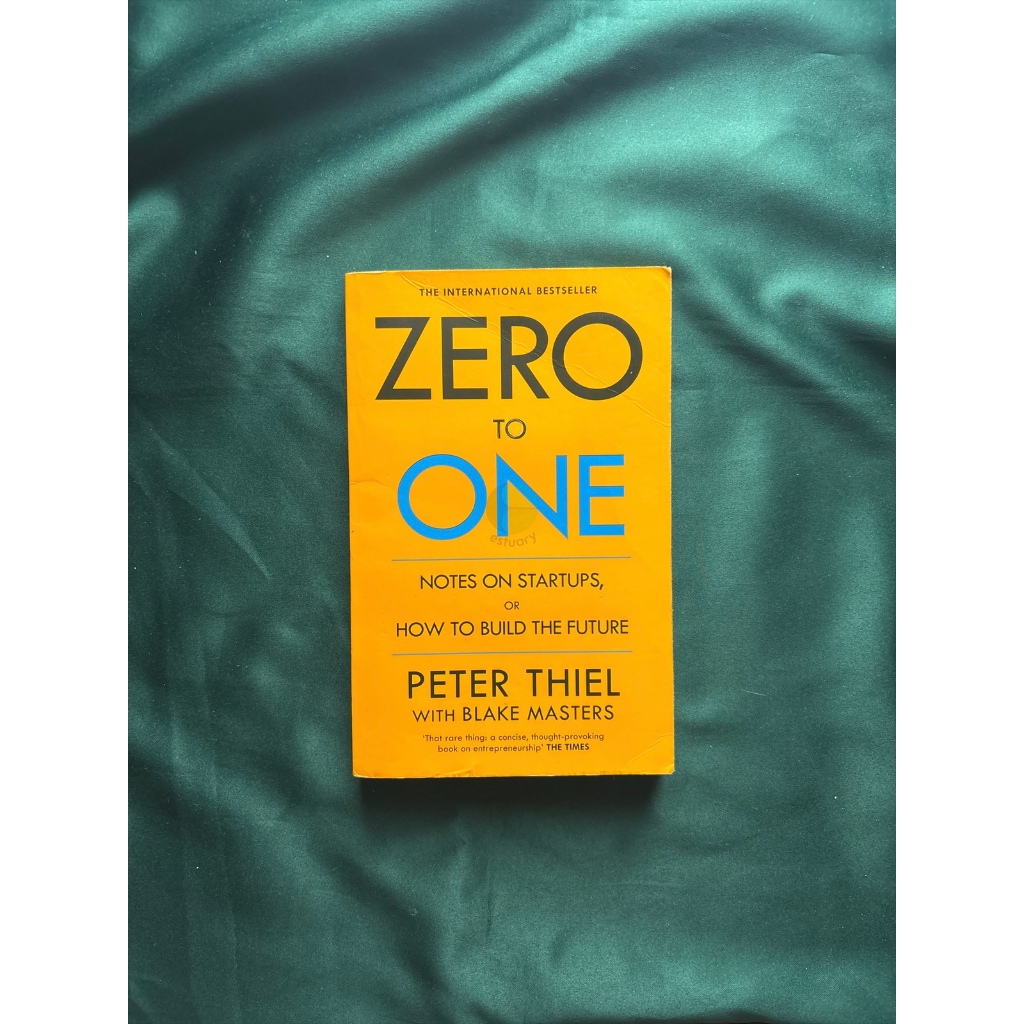 PRELOVED - Novel/Buku Zero to One - Peter Thiel