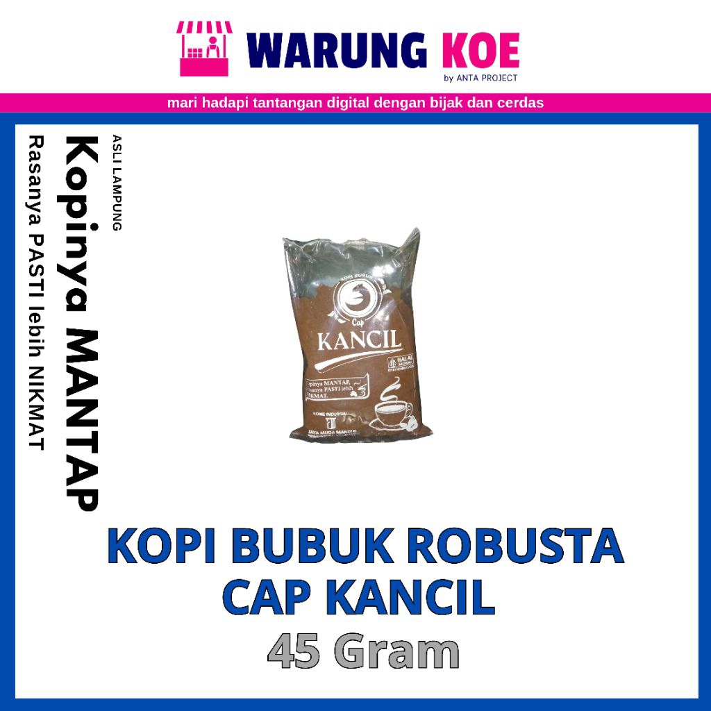 

KOPI BUBUK KHAS LAMPUNG (CAP KANCIL) - 45 gram