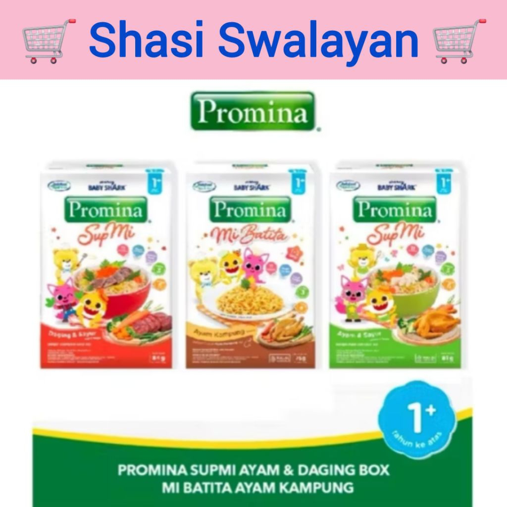 PROMINA Mie Batita/ Sup Mie Ayam / Daging Sayur 1 Box