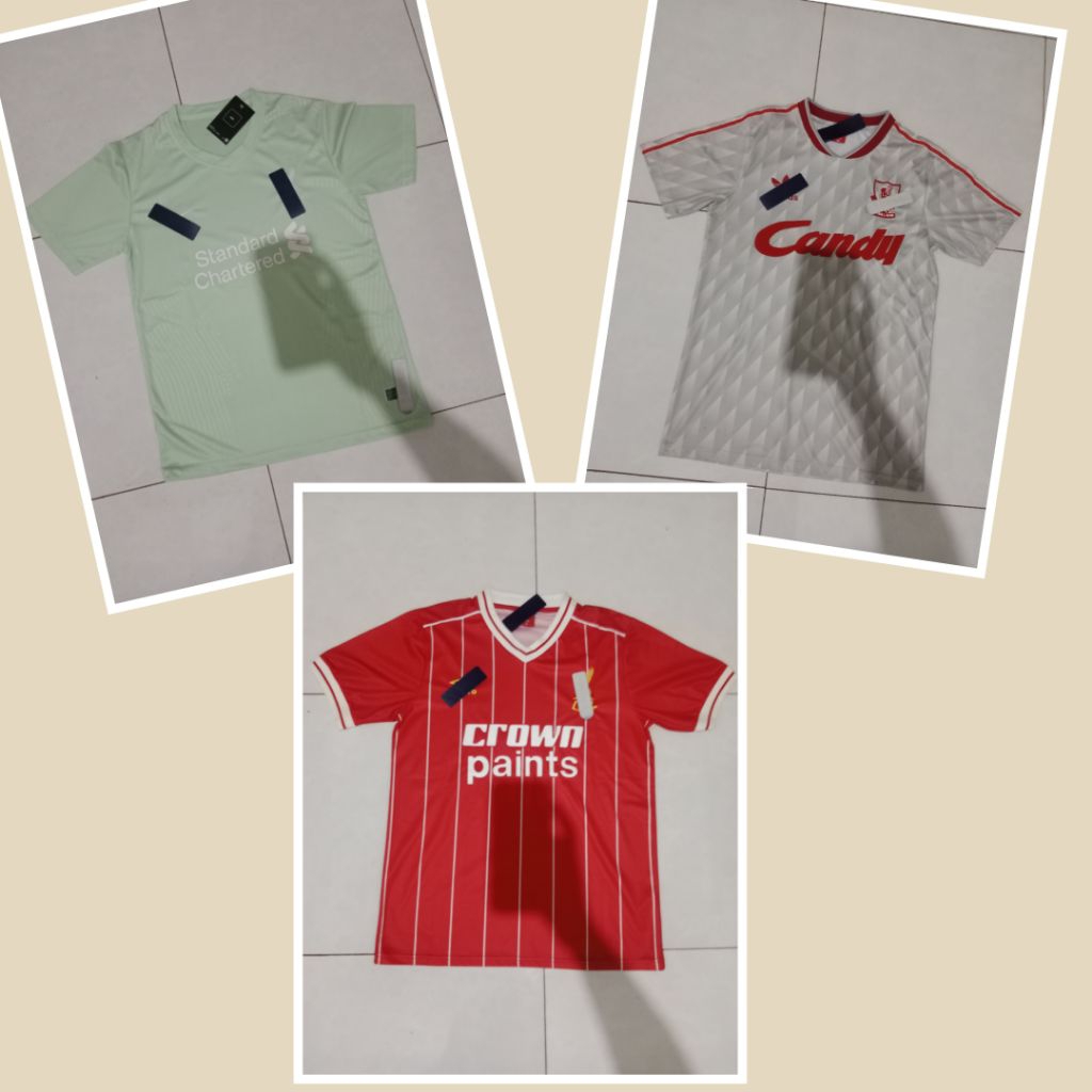 jersey Liverpool retro,home,away,kiper