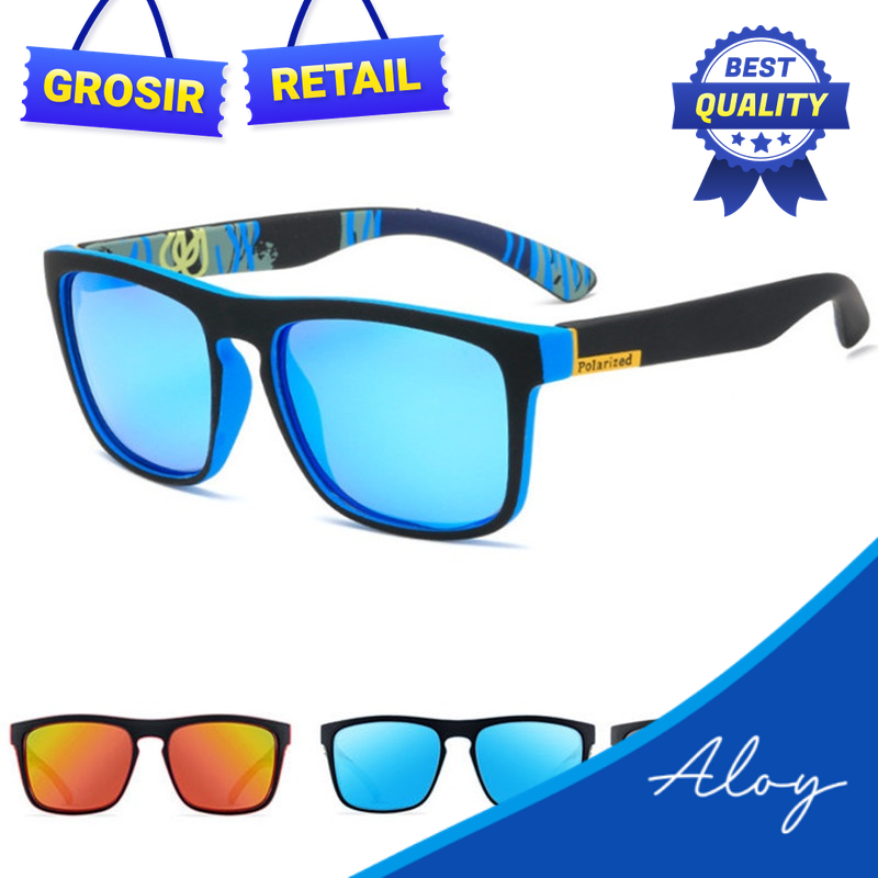 ALOY RETAIL PL-PZ002 Kacamata Polarized Pria Aviation Driving Laki-laki Kacamata Anti Silau Matahari