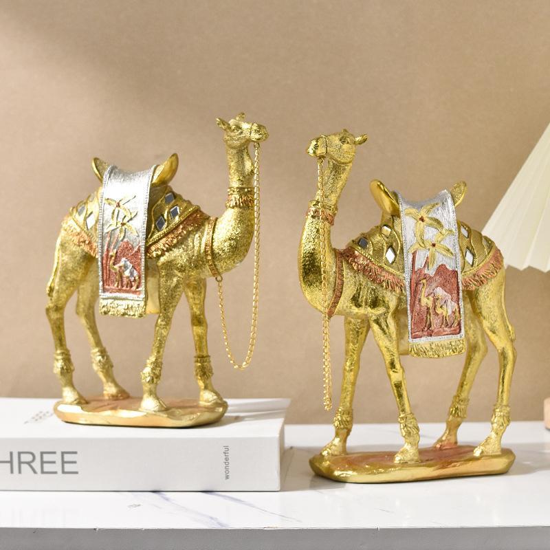 AHS Patung Onta Emas Middle East Style Camel Golden Camel Egypt Terbaru