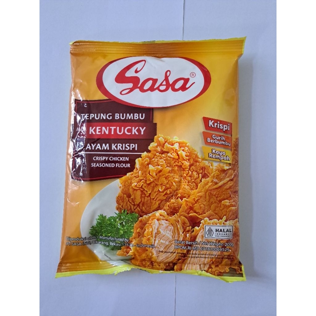 

SASA Tepung Bumbu Ayam Krispy - 200 Gr
