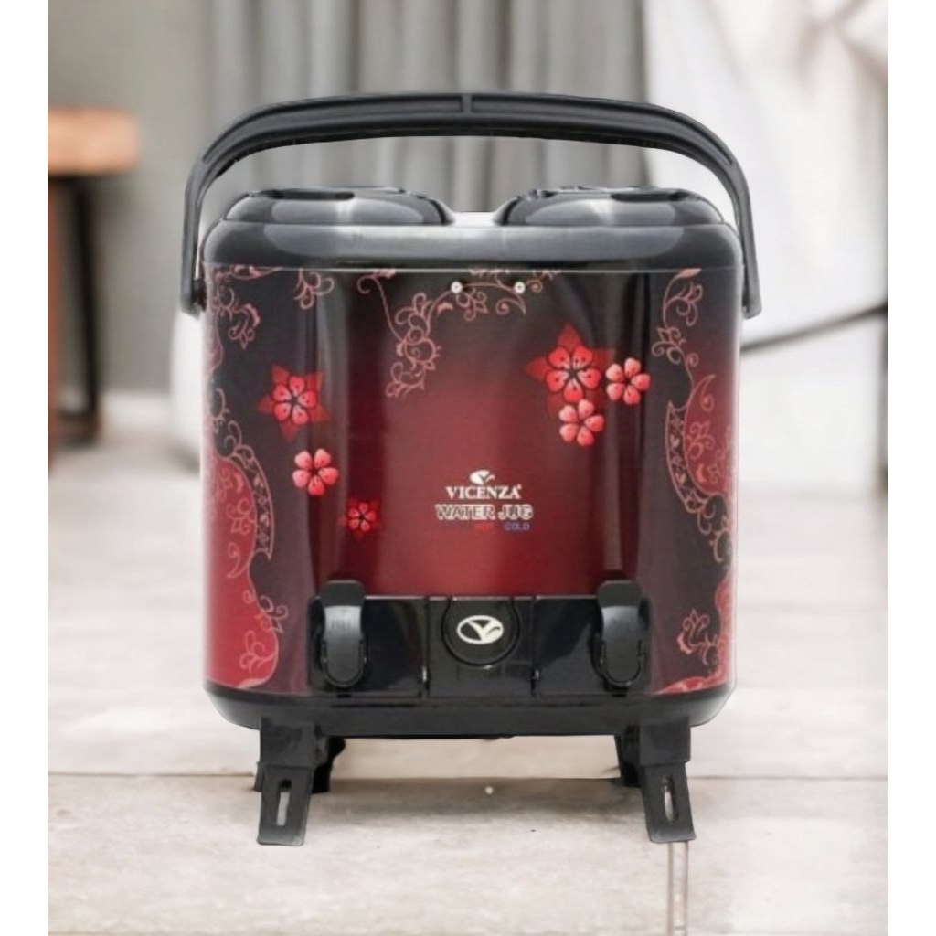 Water Jug Twin Series VICENZA, dua wadah penyimpanan air minum dengan kapasitas besar mencapai 6 Lit