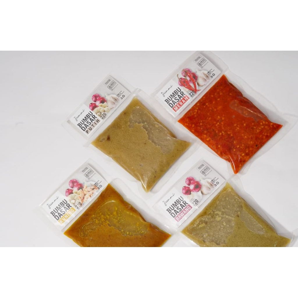 

Bumbu Dasar Putih Jummi 220gr (refill)