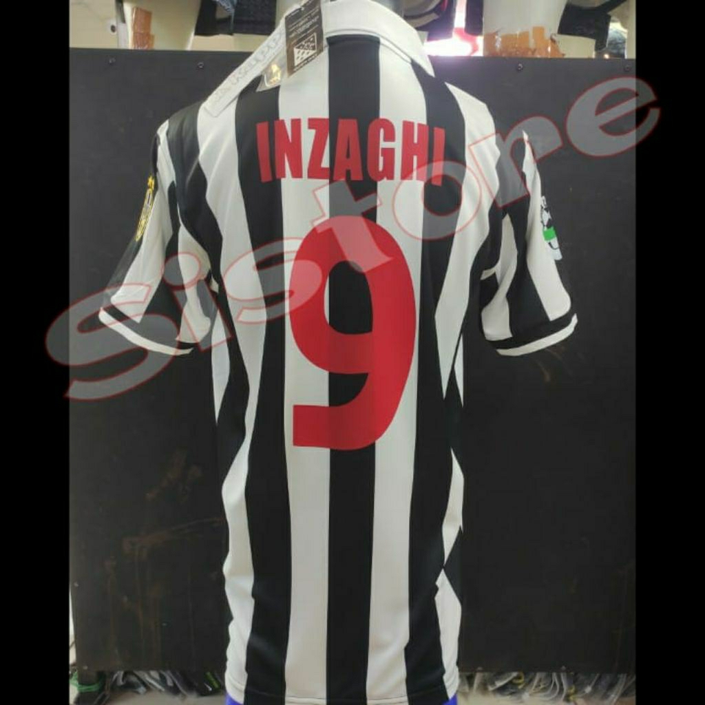 Jersey RETRO JuuvfenTusS_ Home Vintage klasik 1998 / 1999 + Nameset INZAGHI 9 / ZIDANE 21 / Custom s
