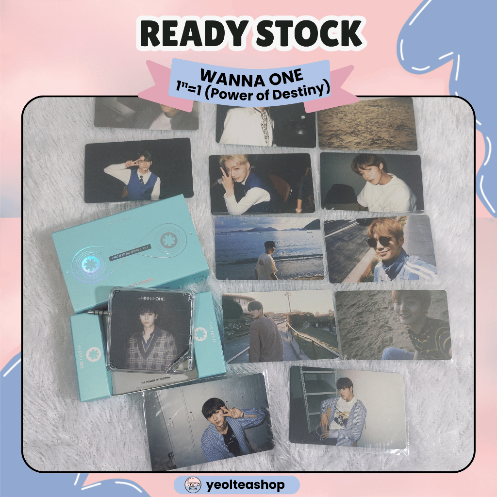 [BACA DESKRIPSI] READY STOCK OFFICIAL Wanna One Kihno Album 1¹¹=1 (Power of Destiny) Yoon Jisung Ha 