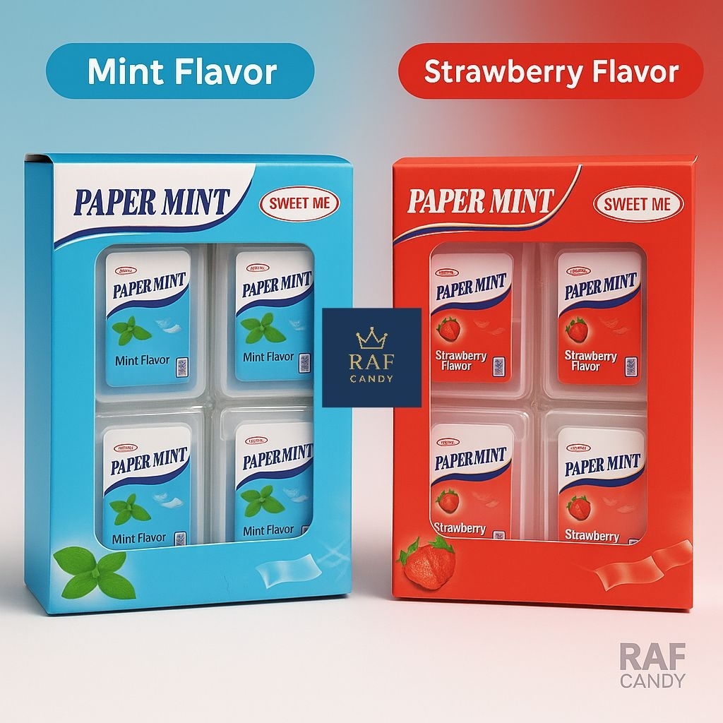 

SWEET ME PERMEN PAPER MINT STRAWBERRY 30 Pcs