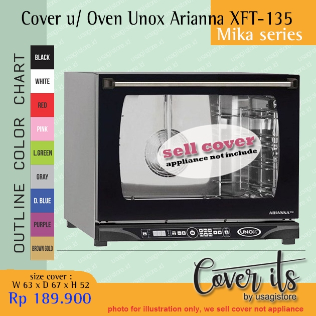 COVER UNTUK OVEN UNOX ARIANNA XFT-135