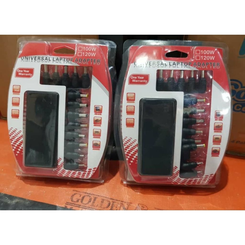 Charger Laptop Universal 120W – Adaptor Laptop 12 Kepala Jack Multi Brand Auto Voltage