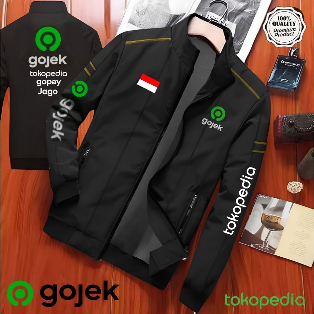 JAKET OJOL OJEK ONLINE INDONESIA BISA BOLAK-BALIK