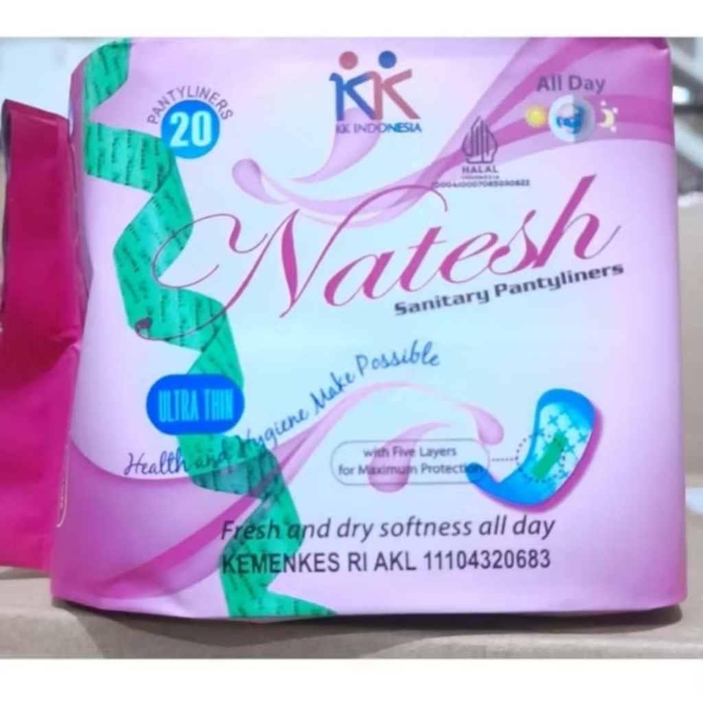 natesh pantyliner kk Indonesia
